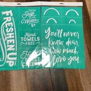 Large 12x18 Chalk Couture transfer